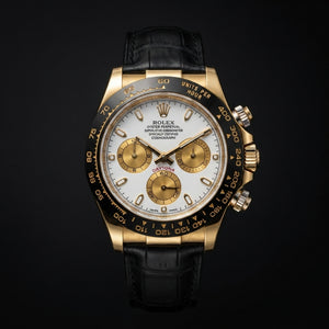 Luxury Gold & Black Chronograph Men’s Watch