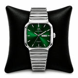 ⌚ Matthew Men’s Luxury Quartz Watch – Silver & Black