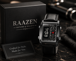 Original Skmei 1868 Boys New Style Design Famous Watch Digital Analog Mens Wrist Watches for Men Luxury Watch - Without Box - Black With Golden Case