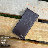 Premium Leather Wallet for Men - Stylish Croc Texture & Durable Design