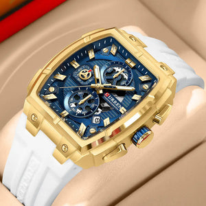 CURREN 8488 Men's Luxury Square Watch