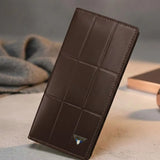 Stylish Textured Leather Bifold Wallet for Men – Luxury Slim Design | Available in Black, Brown & Chocolate